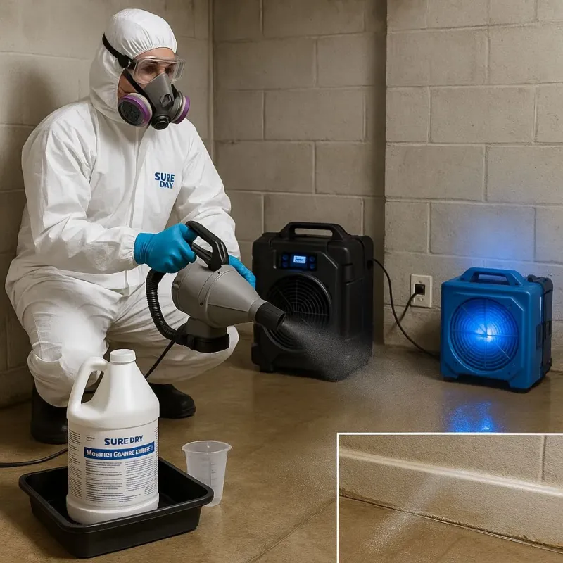 Sanitization and Odor Removal process in Fort Washington, PA